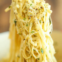 Parmesan Garlic Spaghetti