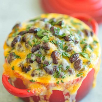 Cheesy Beans and Rice