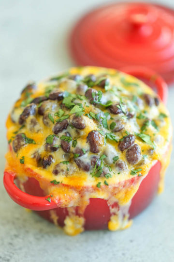 Cheesy Beans and Rice