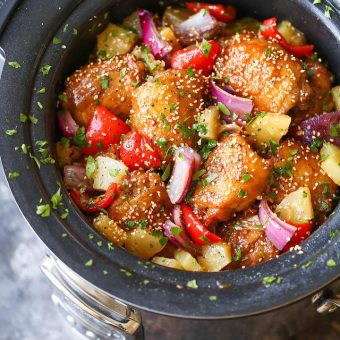 Slow Cooker Pineapple Chicken