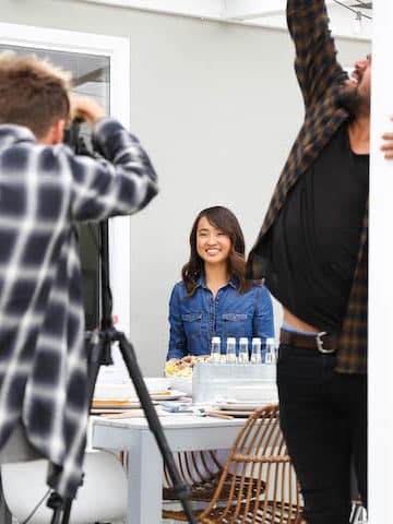 Damn Delicious Cookbook Cover Photoshoot