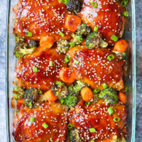Baked Teriyaki Chicken and Broccoli