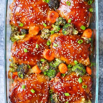 Baked Teriyaki Chicken and Broccoli