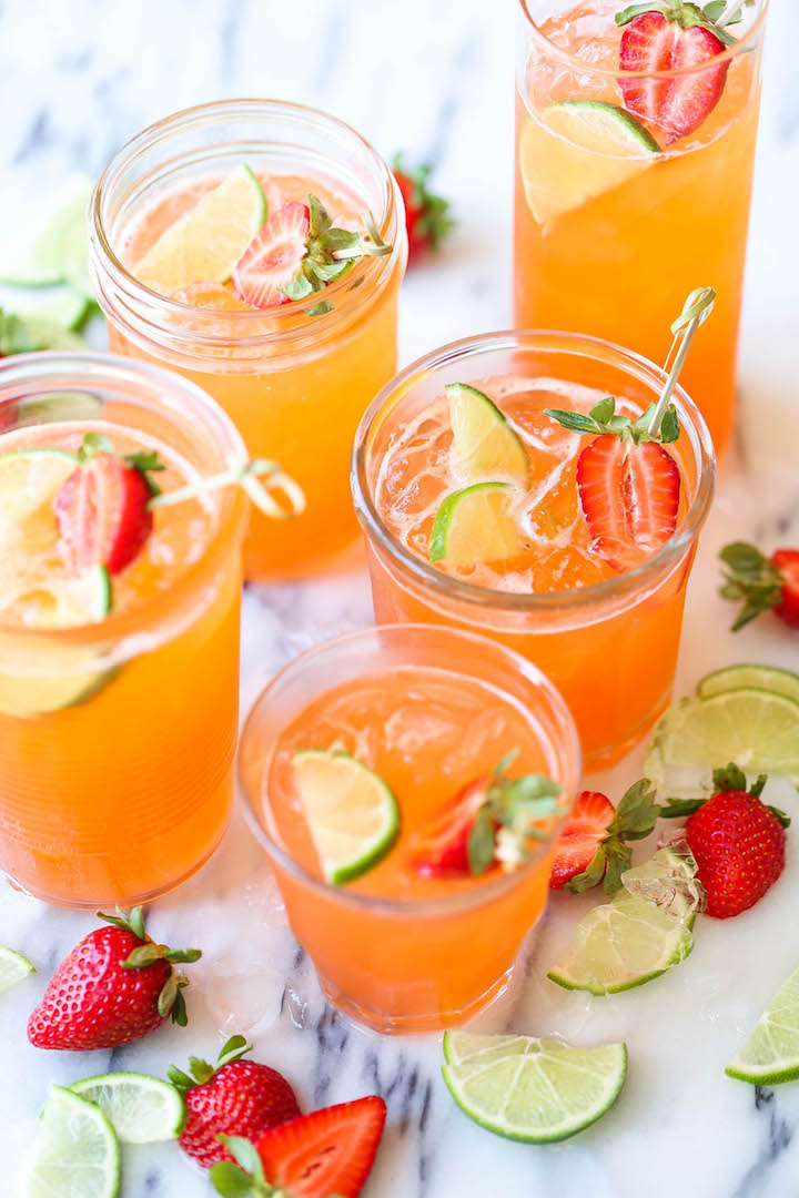 Strawberry Pineapple Mojito