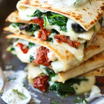 Greek Quesadillas