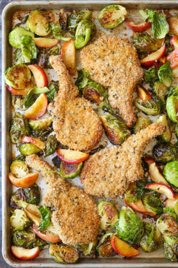 Sheet Pan Shake and Bake Pork Chops