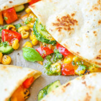 Zucchini Corn Quesadillas