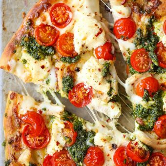Chicken Pesto Pizza