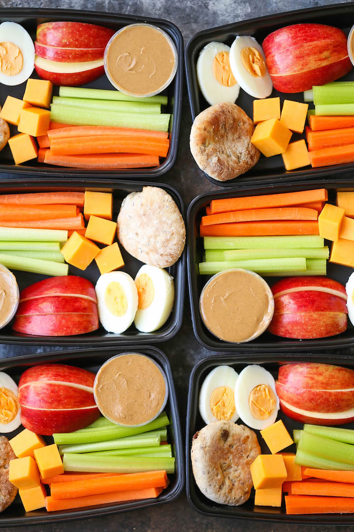 Copycat Starbucks Protein Box - Now you can easily make your own snack boxes! Healthy, nutritious and prepped for lunch or post-workout snacks!