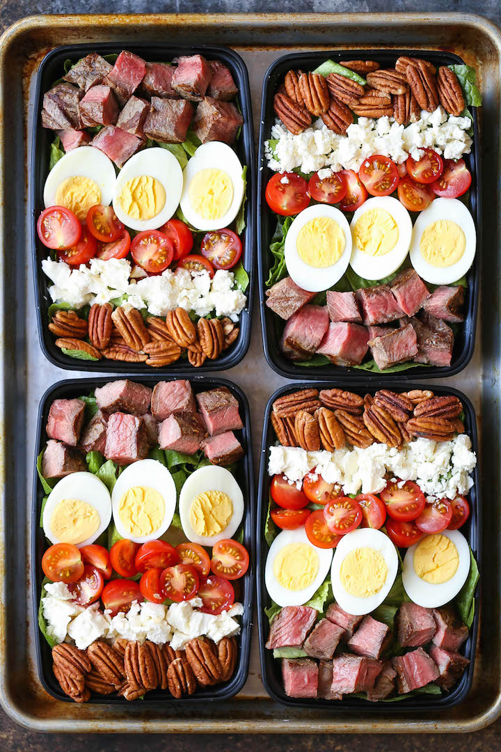 Steak Cobb Salad Meal Prep