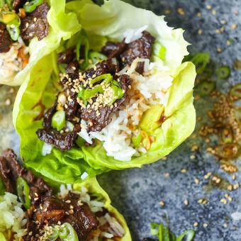 Korean Beef Lettuce Wraps
