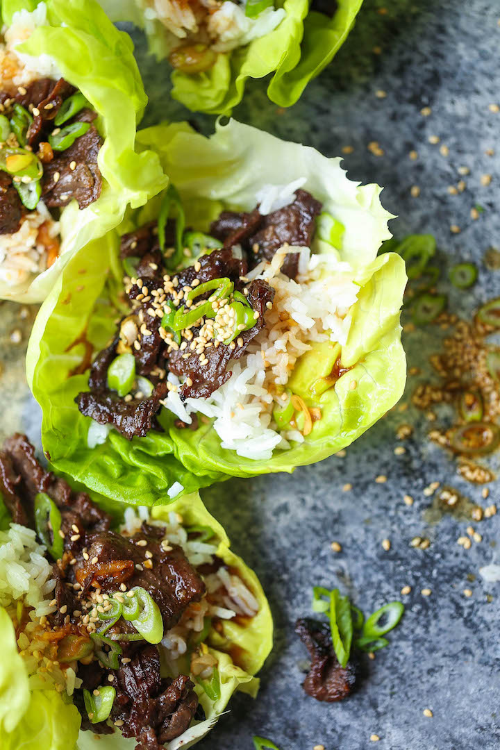 Korean Beef Lettuce Wraps