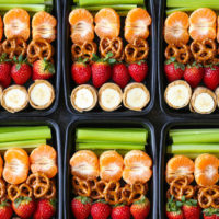 Peanut Butter and Banana Roll Ups Snack Box