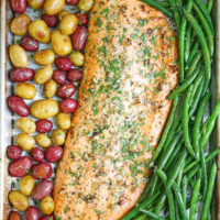 Sheet Pan Garlic Butter Salmon