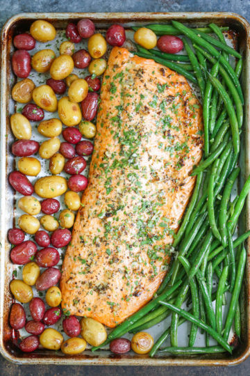 Sheet Pan Garlic Butter Salmon