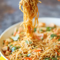 Thai Peanut Chicken Noodles
