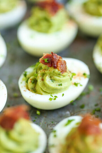 Avocado Deviled Eggs