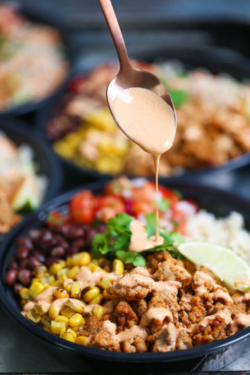Chicken Burrito Bowl Meal Prep