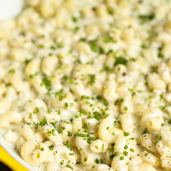 Garlic Parmesan Mac and Cheese