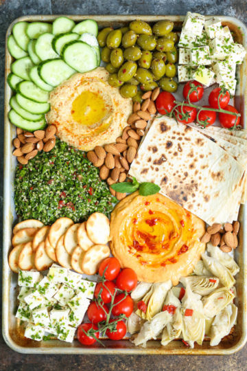 The Perfect Easy Mezze Platter