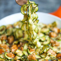 Teriyaki Chicken Zucchini Noodles