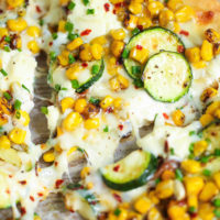 White Zucchini Corn Pizza2