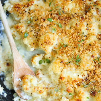 Creamy Cauliflower Gratin