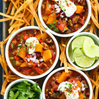 Slow Cooker Butternut Squash Chili