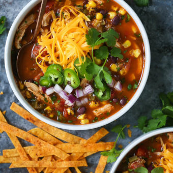 Chicken and Quinoa Tortilla Soup
