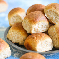 Honey Whole Wheat Dinner Rolls