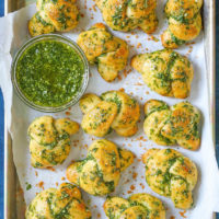Pesto Garlic Knots