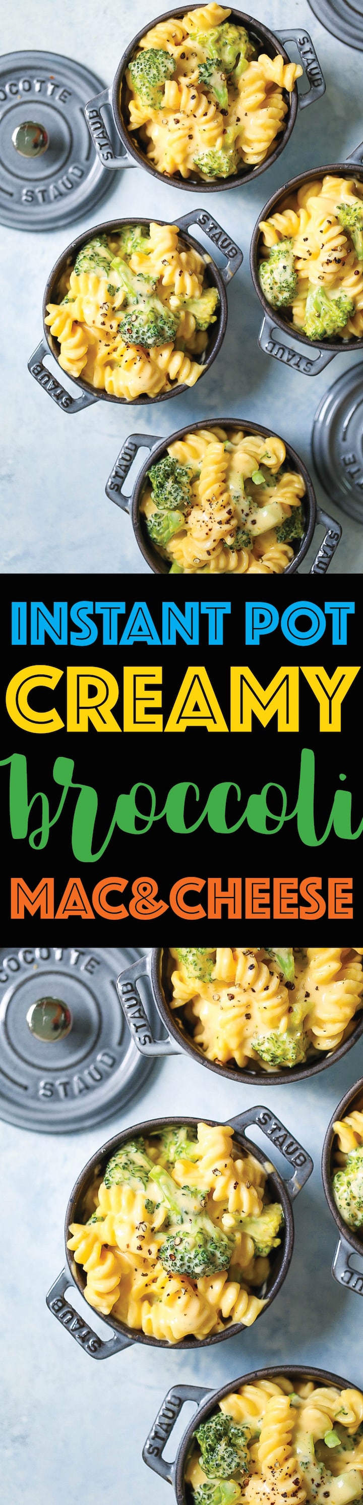 Instant Pot Creamy Broccoli Mac and Cheese - Making mac and cheese in the Instant Pot is definitely the way to go! It’s unbelievably easy, it’s made in one single pot (hello, easiest clean up ever), and the mac and cheese comes out amazingly creamy! You can’t beat that!