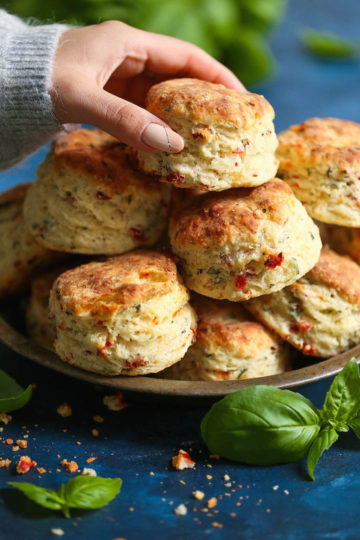Sun Dried Tomato Parmesan Biscuits