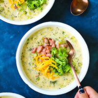 Broccoli Ham and Cheese Soup