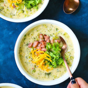 Broccoli Ham and Cheese Soup