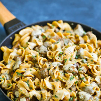 Instant Pot Beef Stroganoff