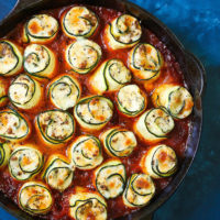 Zucchini Lasagna Roll Ups
