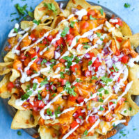 Loaded BBQ Chicken Nachos