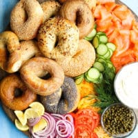 Smoked Salmon Bagel Bar