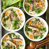 Wild Rice and Mushroom Soup