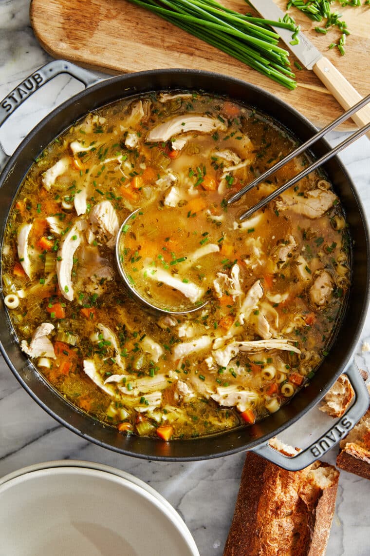 Cold Fighting Chicken Noodle Soup - The most soothing, comforting soup for flu season! The most soothing, comforting soup for flu season! So easy to make, you’ll be feeling better in no time!