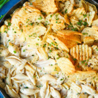 French Onion Chicken Noodle Casserole