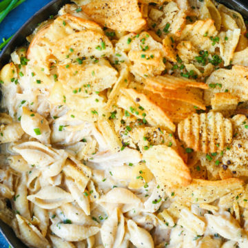 French Onion Chicken Noodle Casserole