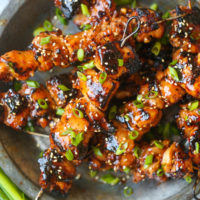 Honey Garlic Asian Chicken Kabobs