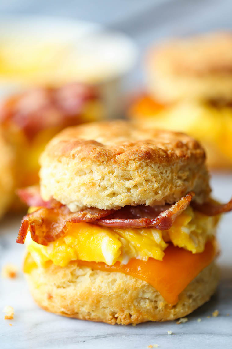 Make Ahead Breakfast Biscuit Sandwiches