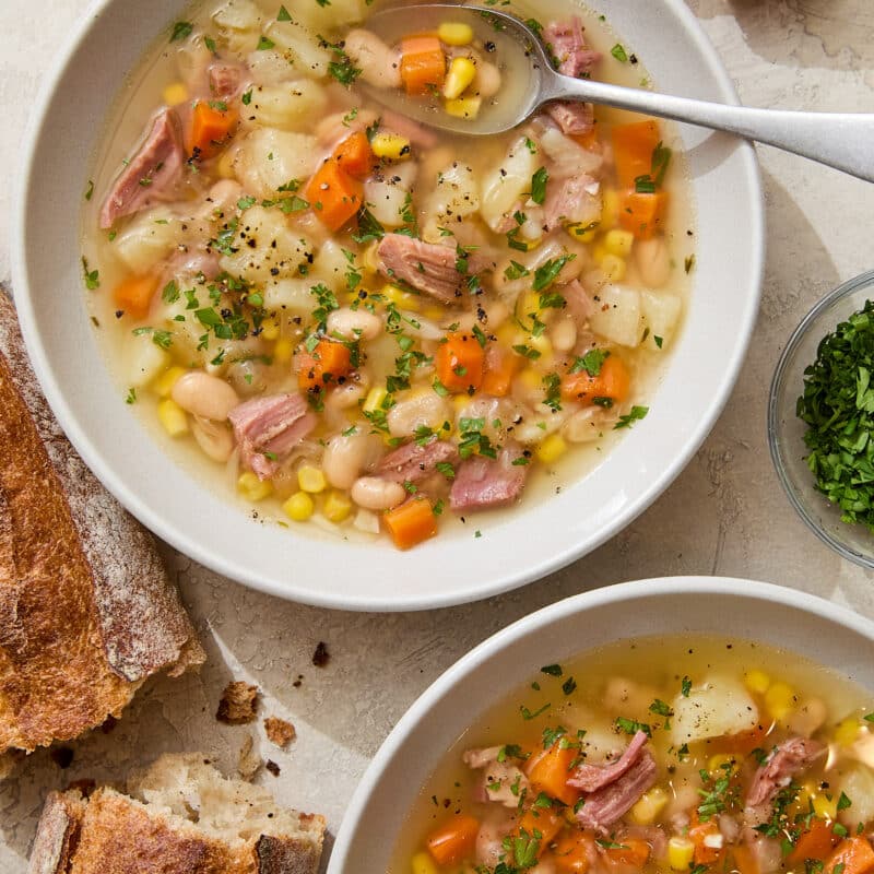 Instant Pot Leftover Hambone Soup