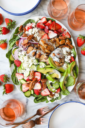 Strawberry Spinach Salad