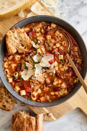 Slow Cooker Olive Garden Pasta e Fagioli