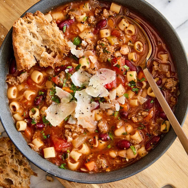 Slow Cooker Olive Garden Pasta e Fagioli