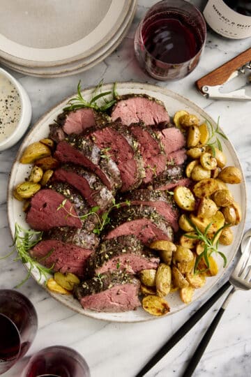 Garlic Rosemary Beef Tenderloin